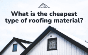 What is the cheapest type of roofing material