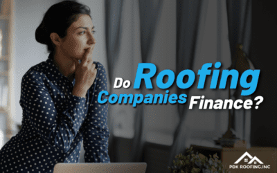 Do Roofing Companies Finance?